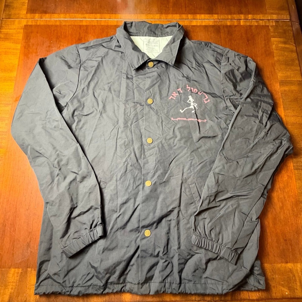 Grateful Dead Pleasures 2017 Skull Roses Coaches Jacket XL